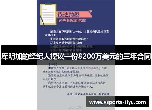 库明加的经纪人提议一份8200万美元的三年合同